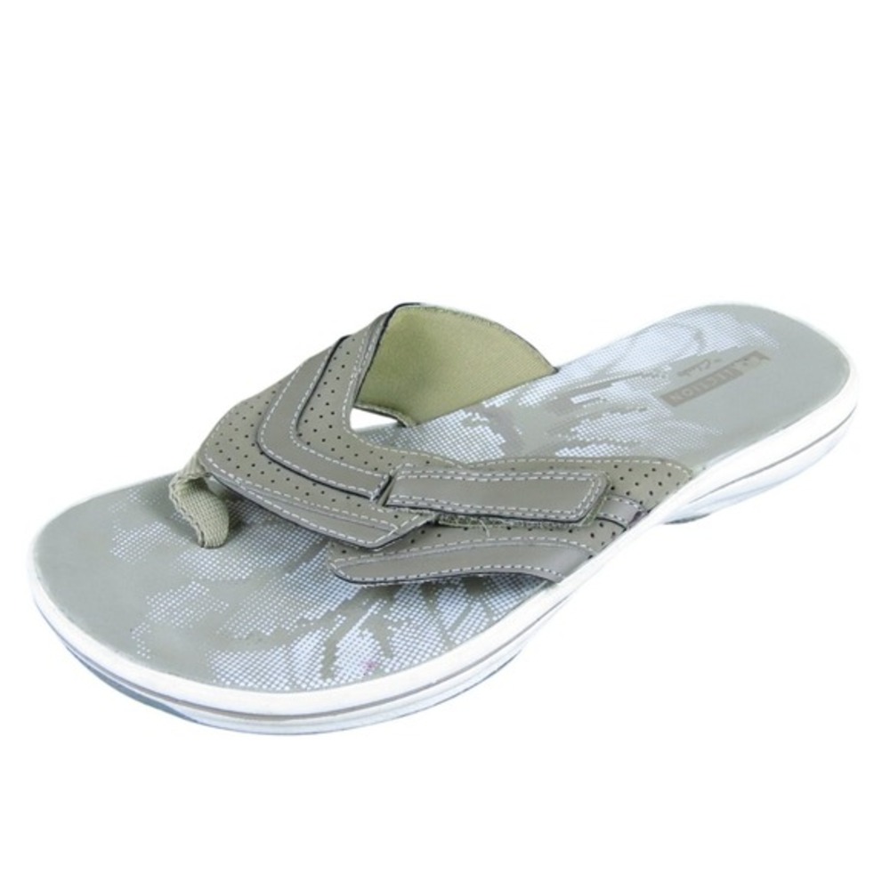 Clarks Women  Flip Flop Tan Synthetic Sz 7‎ Medium Gently Used 2025